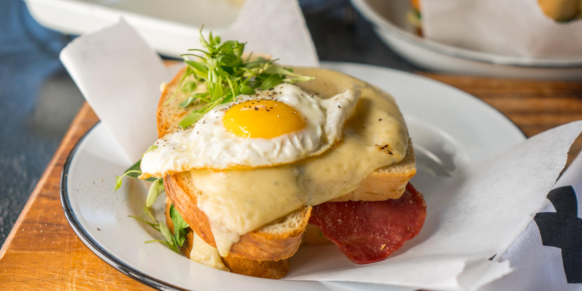 Croque Madame Croque Madame with Bacon