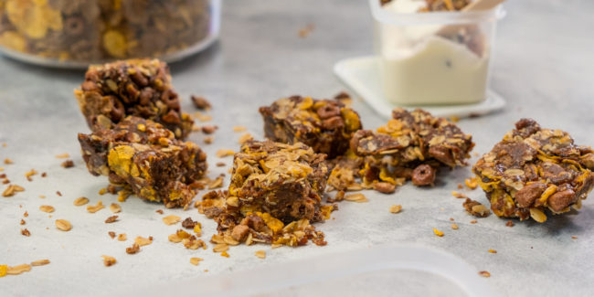 Snack Attack Bacon Cereal Bars