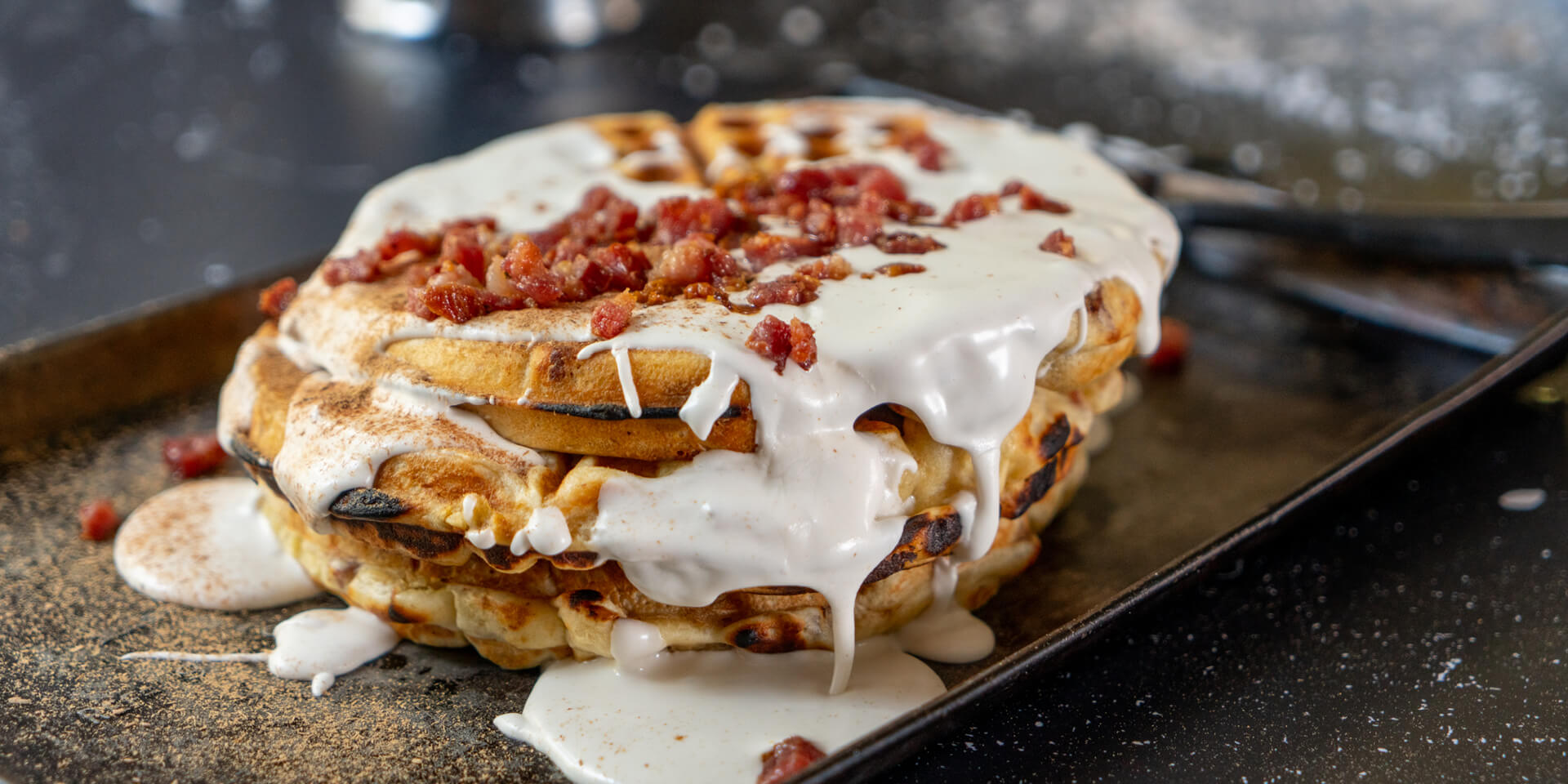 Royal Glazed Bacon & Cinnamon Waffle