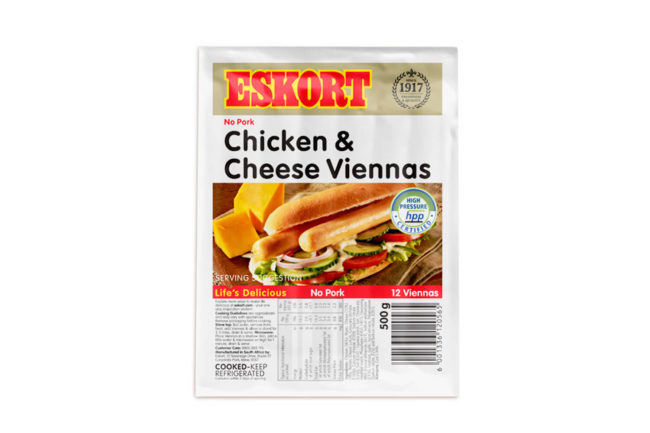 Eskort Chicken & Cheese Viennas