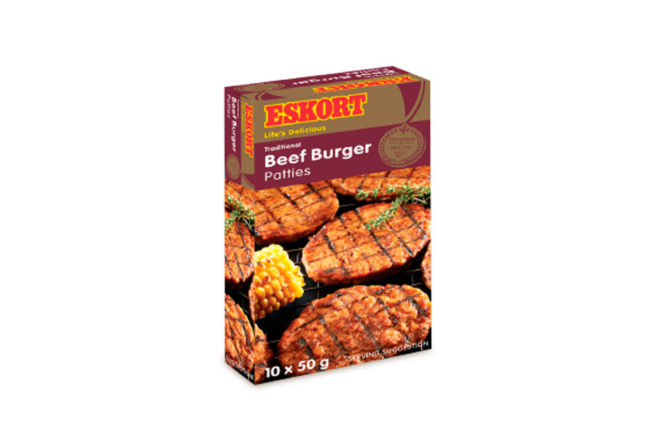 Eskort Beef Burger Patties 10x50g