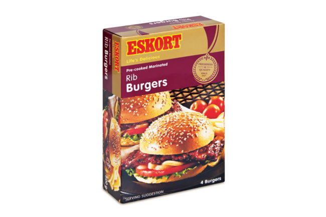 Eskort Marinated Rib Burger