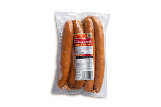 Eskort Footlong Chilli Cheese Russians