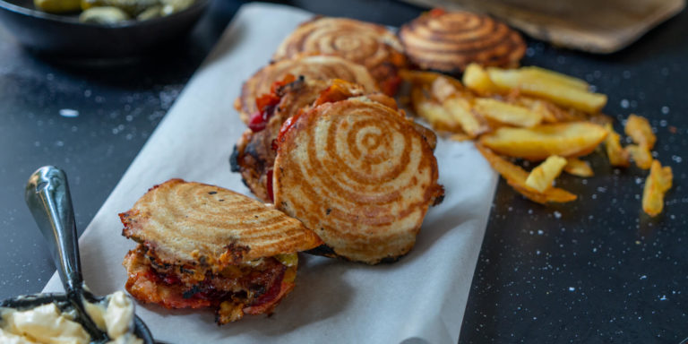 Rib Burger Jaffle