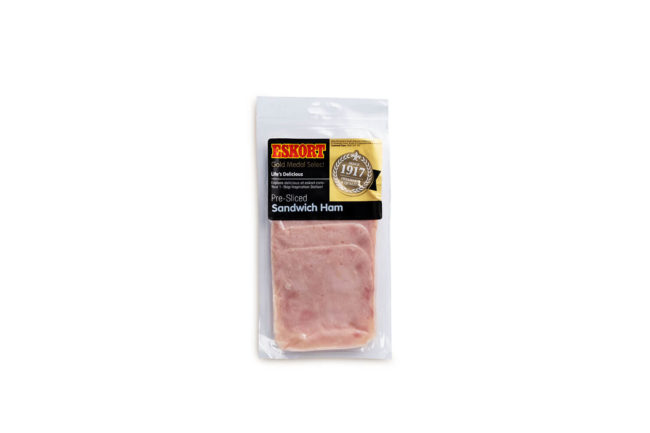 Eskort Sliced Sandwich Ham 125g Nutritional Information