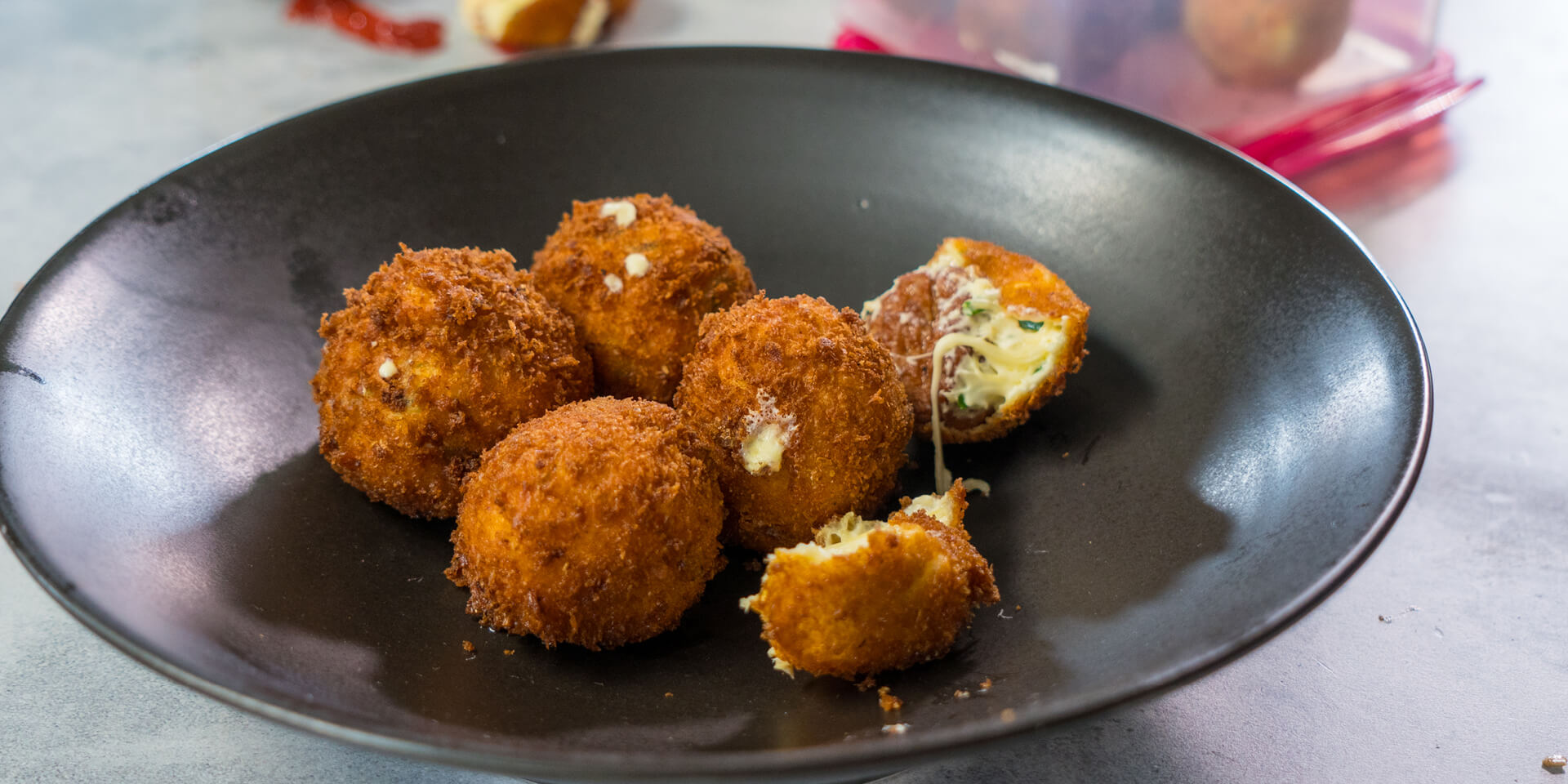 Deep-fried Cheesy Frikkadels