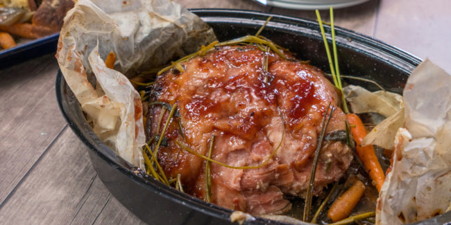 Berry-Glazed Gammon