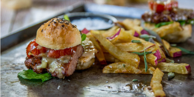 Super Rib Burger Sliders
