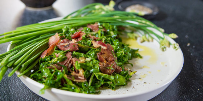 Zesty Spinach & Bacon Salad