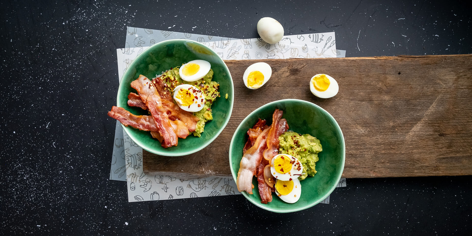 Flora Spicy Avo And Crispy Bacon Breakfast Bowl